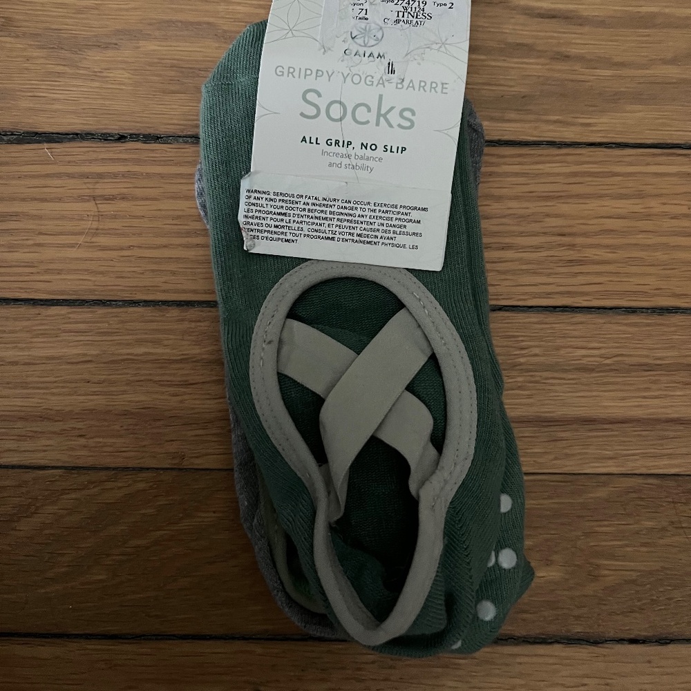 Yoga Pilates grippy socks